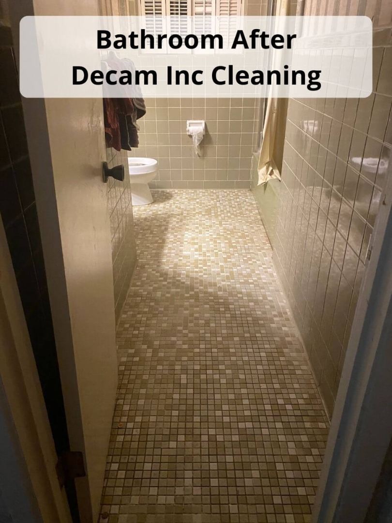 bathroom after decam inc cleaning