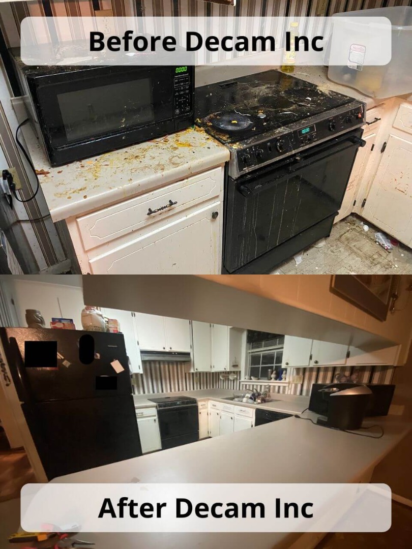 before and after kitchen cleaning decam inc